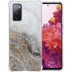 Husa de protectie pentru telefon mobil, tip bumper, din silicon moale compatibila cu Samsung Galaxy S20 FE, antialunecare, antisoc, protectie camera,