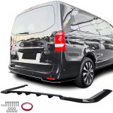 Spoiler Difuzor Spate Negru Lucios potrivit pentru Mercedes Vito W447 2014-2019 Performance AutoTuning