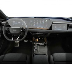 Folie Protectie Navigatie Audi A6 Sportback e-tron 2024+, Duragon, protectie Display Navigatie, silicon Transparent, Anti-zgarieturi, kit instalare