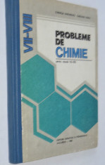 Probleme de Chimie - manual pentru clasele VII -VIII - 1982 foto