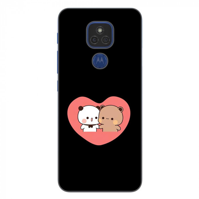 Husa compatibila cu Motorola Moto G9 Play Silicon Gel Tpu Model Bubu Dudu In Heart