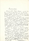 A3588N Radu C&acirc;rneci, act scris și semnat olograf, 1989