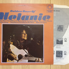 melanie golden hour of compilatie best of 1977 disc vinyl lp muzica folk rock NM