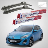 Stergatoare Mazda 3 BL Hatchback 2009-2011 Set Fata Flat TeamCar