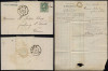 Belgium 1871 Postal History Rare Cover + Content Namur DB.280