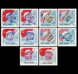 1964 - Navigatia cosmica, cosmonauti, serie neuzata