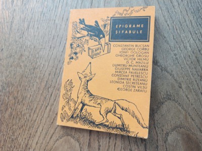 EPIGRAME SI FABULE, COLECTIV * 4 DEDICATII EPIGRAMISTI,1977 foto