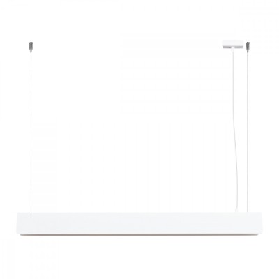 Lustră Suspendată Spark Alb Din Oțel Cu 1 Bec, Design Geometric Modern De Interior foto