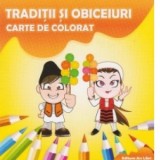 Carte de colorat Traditii si Obiceiuri pentru copii Ilustrata