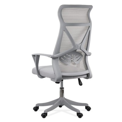 Scaun de birou ergonomic OFF 431, mesh, suport lombar, mecanism de inclinare, roti gumate, cadru polipropilena, 100 kg foto