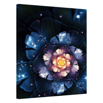 Tablou Canvas, Tablofy, Midnight Blossom, Printat Digital, 90 &amp;times; 120 cm foto