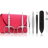 DuKaS Premium Line Solingen 214 Set de manichiură + carcasă Pink