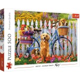 PUZZLE TREFL 500 AVENTURA CATELUSILOR, TREFL 500P