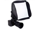 Cumpara ieftin Diffuser mini-softbox pliabil 23x23cm pentru blitz-uri pe patina cu prindere velcro, iShoot