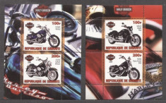 Djibouti 2009 Harley Davidson Motorcycles, 2 perf. sheet, MNH S.113 foto