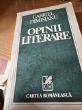 GABRIEL DIMISIANU - OPINII LITERARE