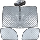 Set de parasolar blackout &icirc;n 3 piese, potrivit pentru Ford Transit Custom 2018-2023 Performance AutoTuning