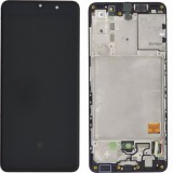 Cumpara ieftin Display Samsung Galaxy M11 M115 negru compatibil fara rama 2 dimensiuni, Aftermarket