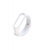 Bratara TPU pentru Xiaomi Mi Band 3/4-Culoare Alb, Oem