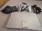 Playstation 2 ps2 play station 2 modat, de colecție satin silver 6 jocuri FIFA 14, GTA, NFS, MK