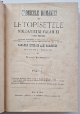 Mihail Kogalniceanu, Cronicele Romaniei seu Letopisetele Moldaviei şi Valahiei. Ed. II, vol 2, 1872 foto