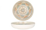 Rinart Farfurie ad&acirc;ncă - Celest - Porţelan - 22 cm (900cc) - set de 6