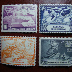 MALAYA NEGRI SEMBILAN 1949 SERIE UPU MH