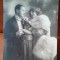 Fotografie tip carte postala, femeie si barbar, 1925