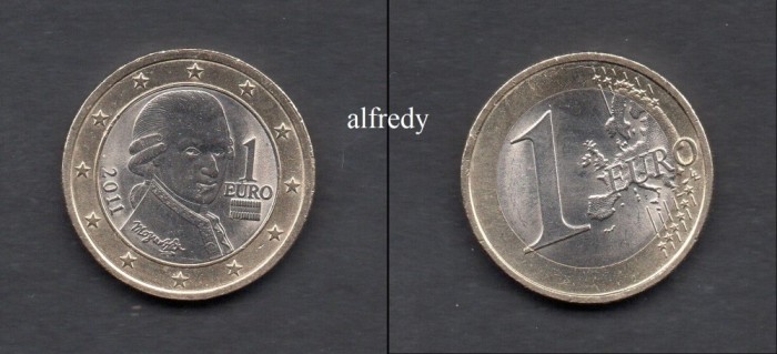 AUSTRIA 2011, 1 euro