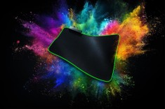 Mousepad razer goliathus chroma non-slip rubber base balanced for speed foto