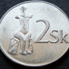 Moneda 2 COROANE - SLOVACIA, anul 1993 * cod 235 C