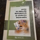 Lectii de analiza matematica si exercitii rezolvate - Paul Flondor