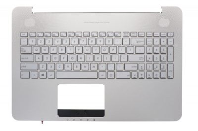 Carcasa superioara cu tastatura palmrest Laptop, Asus, VivoBook Pro N552, N552V, N552VX, N552VW, N552VX-1A, 13N0-SHA0311, 90NB09P1-R31US0, iluminata, foto