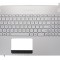 Carcasa superioara cu tastatura palmrest Laptop, Asus, VivoBook Pro N552, N552V, N552VX, N552VW, N552VX-1A, 13N0-SHA0311, 90NB09P1-R31US0, iluminata,