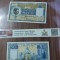 REPRODUCERE pe hartie cu filigran si fire UV proiect bancnota 50 lei 1937