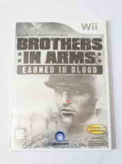 Joc Nintendo Wii - Brothers in Arms Earned in Blood - sigilat foto