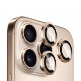 Folie de protectie Camera Spate Blueo Sapphire Crystal pentru Apple iPhone 16 Pro Max / 16 Pro, Sticla Securizata, Bronz