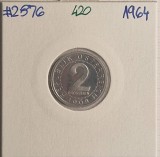 420 Austria 2 Groschen 1964, KM#2876