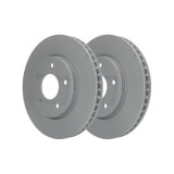 Set discuri frana fata ATE, Nissan Leaf (Ze0), 11.2010-, Leaf (Ze1 ), 08.2017-, Nv200 / Evalia Bus, 07.2010-, Nv200 Caroserie, 02.2010-, Fata; puntea