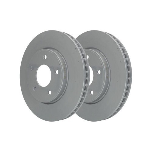 Set discuri frana fata ATE, Nissan Leaf (Ze0), 11.2010-, Leaf (Ze1 ), 08.2017-, Nv200 / Evalia Bus, 07.2010-, Nv200 Caroserie, 02.2010-, Fata; puntea