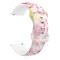 Curea silicon, compatibila Honor Magic Watch 2 42mm, VD Very Dream&reg;, Quick Release, Flower Candy