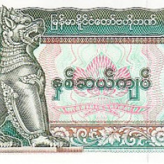 M1 - Bancnota foarte veche - Myanmar - 20 kyats