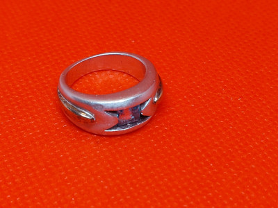 Inel din argint cu zirconiu(10050) foto