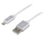 Cablu USB 2.0 A la Micro B Aurit 1.8m Textilă, Gembird