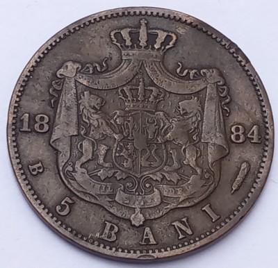 5 Bani 1884 foto