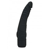 Vibratoare pentru incepatoare - Get Real Vibrator Subtire din Silicon - culoare Negru