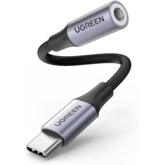 Adaptor Audio USB-C - 3.5mm UGREEN AV161, 0.15m, Gri