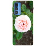 Husa compatibila cu Motorola G20 model Blooming flower, Silicon, TPU, Viceversa, Transparent, Carcasa