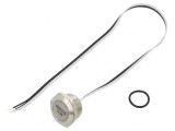 Comutator anti-vandalism alb IP65 SPST-NO 50mA 24VDC