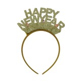 Bentita/cerc happy newyear, unisize, auriu